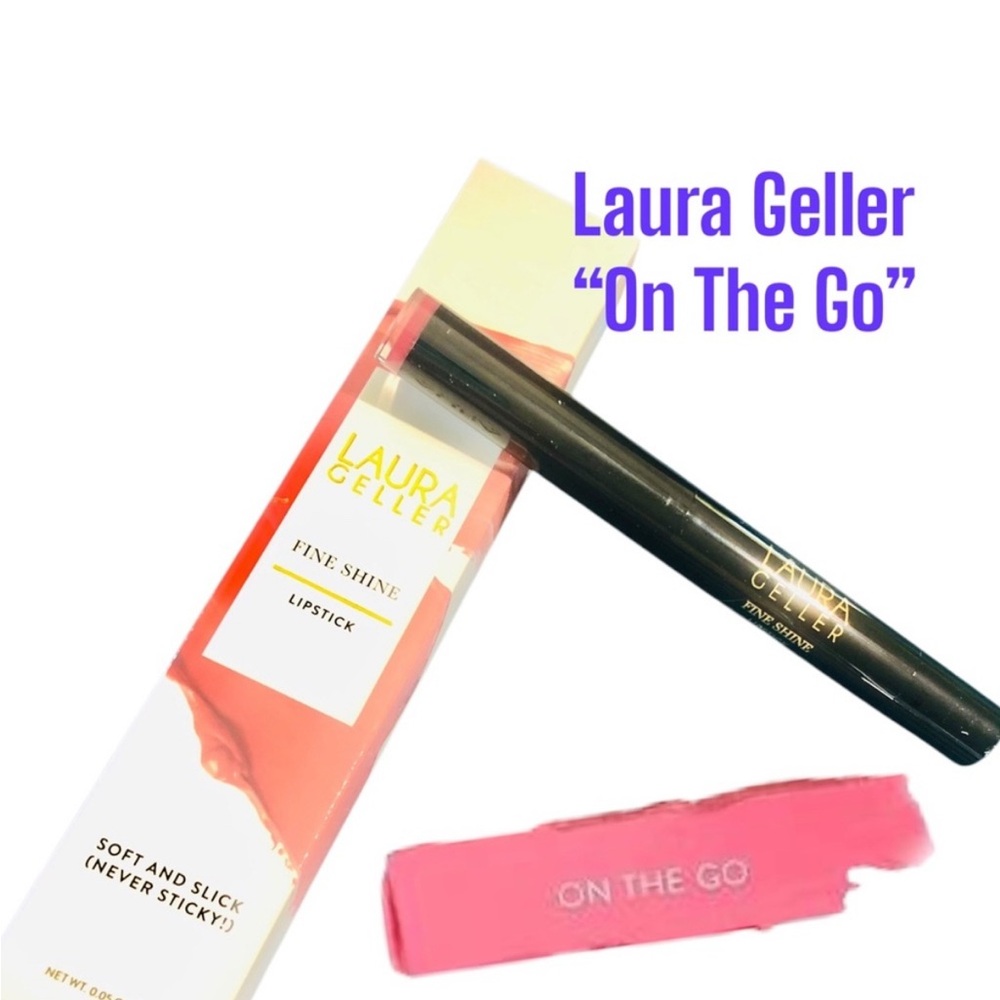 Laura Geller Fine Shine Lipstick‎ On The Go Soft And Slick (Never Sticky) NIB